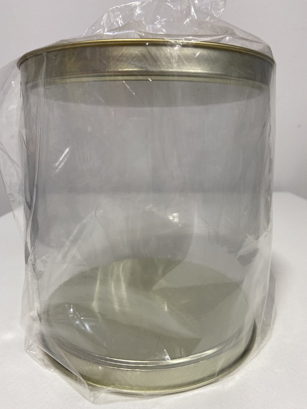 1746 - LATA P/ ALIMENTOS 500g 18x16,5cm GLASSY - PC/CROMUS