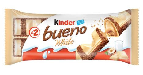1103 - CHOCOLATE KINDER BUENO WHITE 39g - FERRERO