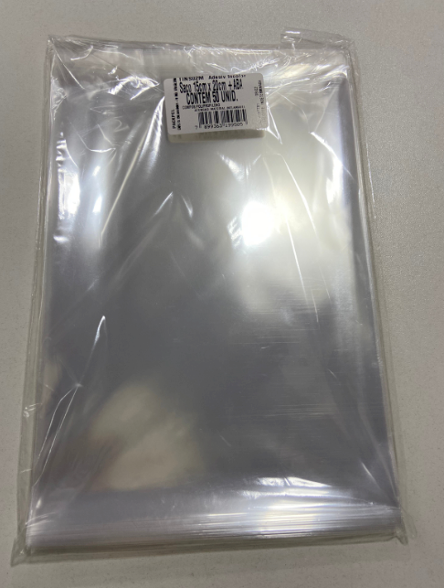 2064 - SACO ADESIVO 15x20+ABA PT C/50un - CROMUS