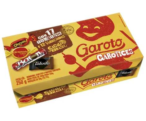 1196 - BOMBOM SORTIDO CAIXA 250g - GAROTO