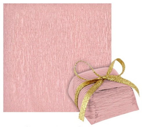 3802 - PAPEL P/ BEM CASADO LISO ROSA BEBE C/ 40un - PLAC