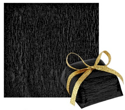 3800 - PAPEL P/ BEM CASADO LISO PRETO C/ 40un - PLAC