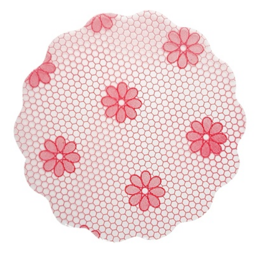 3796 - FUNDO RENDADO VERMELHO N.7 C/ 100un - PLAC