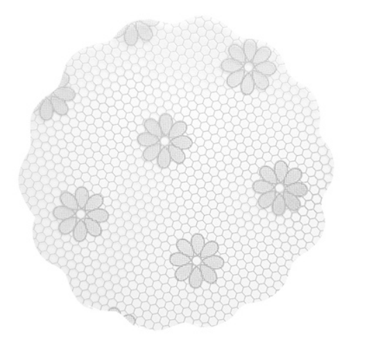 3795 - FUNDO RENDADO BRANCO N.7 C/ 100un - PLAC