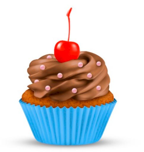 3791 - FORMA PARA CUPCAKE AZUL CLARO C/ 45un - PLAC