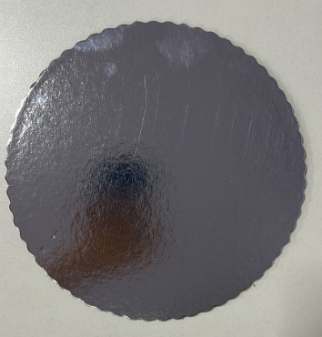 3811 - CAKE BOARD REDONDO 295mm PRATA - PLAC