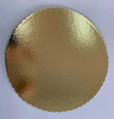 309 - CAKE BOARD REDONDO 380mm OURO - PLAC