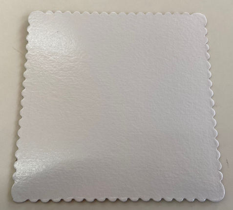 320 - CAKE BOARD QUADRADO 320x320mm BRANCO - PLAC