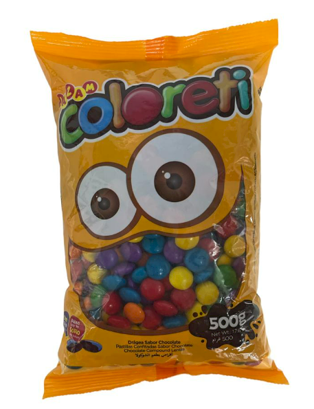 2987 - CONFEITO COLORETI TRADICIONAL 500g - JAZAM