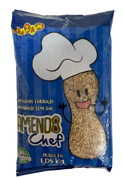 2993 - AMENDOCHEF GRANULADO S/ SAL 1,05kg - JAZAM