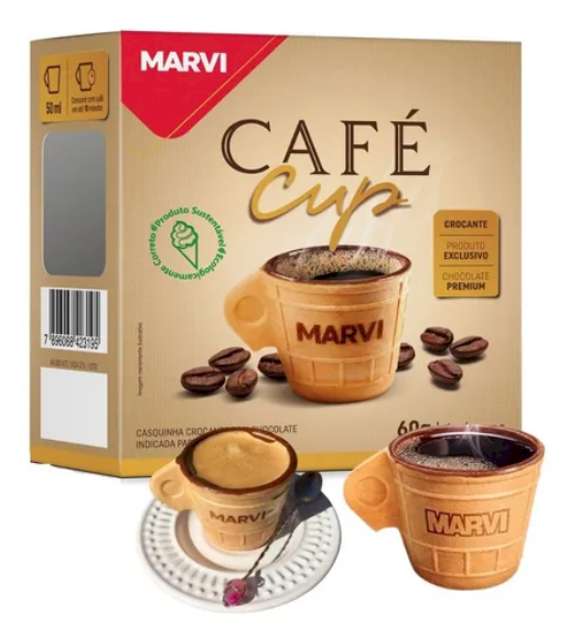 3604 - CAFE CUP DISPLAY 60g - MARVI