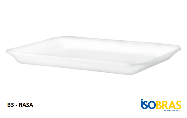 3226 - BANDEJA B3 RASA 100un - ISOBRAS