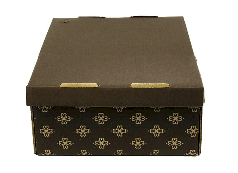 2519 - CAIXA 5 - 26x26x12  IMPRESSO MARROM - SULFORMAS