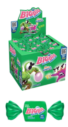 3637 - CHICLE BIG BIG HORTELA C/90un  -  ARCOR