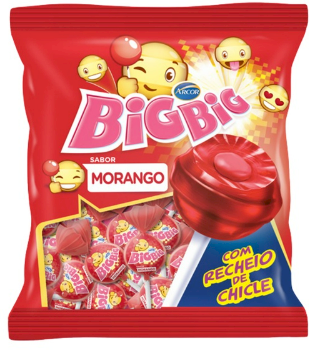 3630 - PIRULITO BIG BIG 500g MORANGO - ARCOR