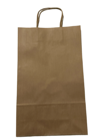 1430 - SACOLA PAPEL KRAFT 24X10X39 - LELU