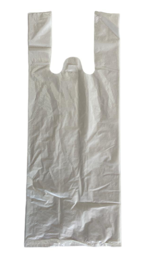 767 - SACOLA RECICLADA BRANCA 30x45 1kg - DAYANAPLAST