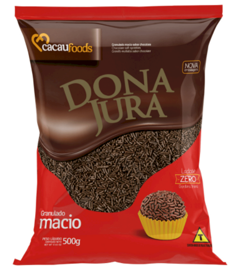 4251 - GRANULADO MACIO DONA JURA CHOCOLATE 500g - CACAU FOODS