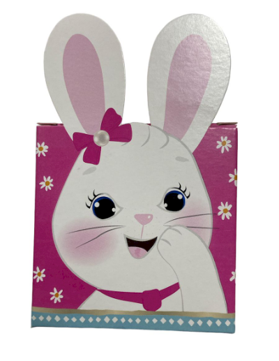 4312 - CAIXA COELHO HAPPY DAY ROSA P - PC/CROMUS