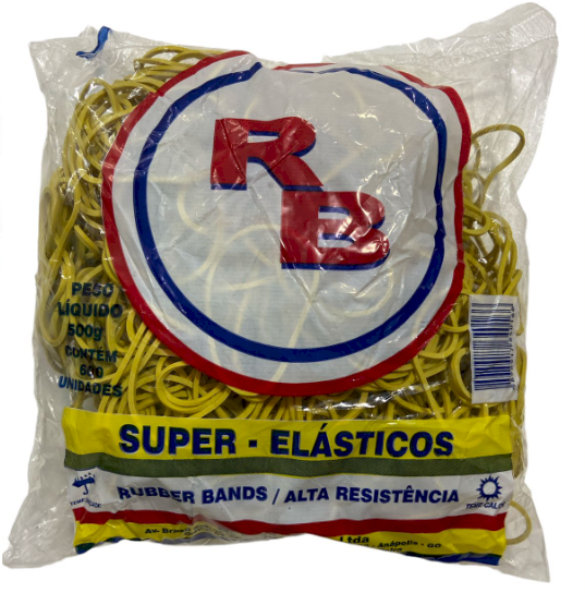 4303 - ELASTICO SUPER AMARELO 500g -  REDBOR