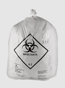 4345 - Saco plastico p/ lixo hosp. 50L 63X80cm c/100un Zibrag - Nobre