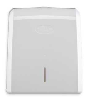 4346 -DISPENSER P/TOALHA 1/3D CINZA/BRANCO NEW CLASSIC - NOBRE