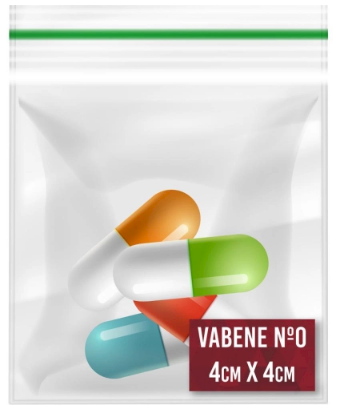 4361 - SACO ZIP N 0 4X4cm C/100un - VABENE