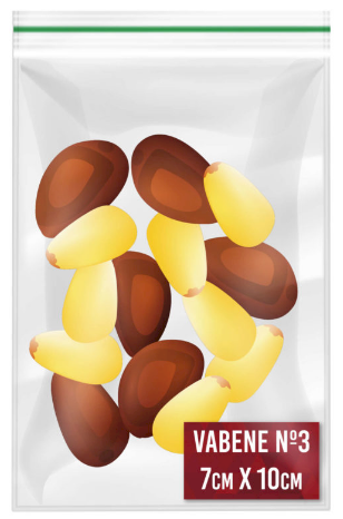 4366 - SACO ZIP N3 7X10cm C/ 100un  - VABENE