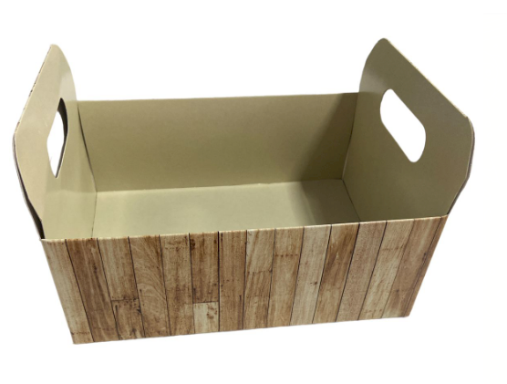 2052 - CAIXOTE DE CARTAO MADEIRA G 25x19x10 - PC/CROMUS