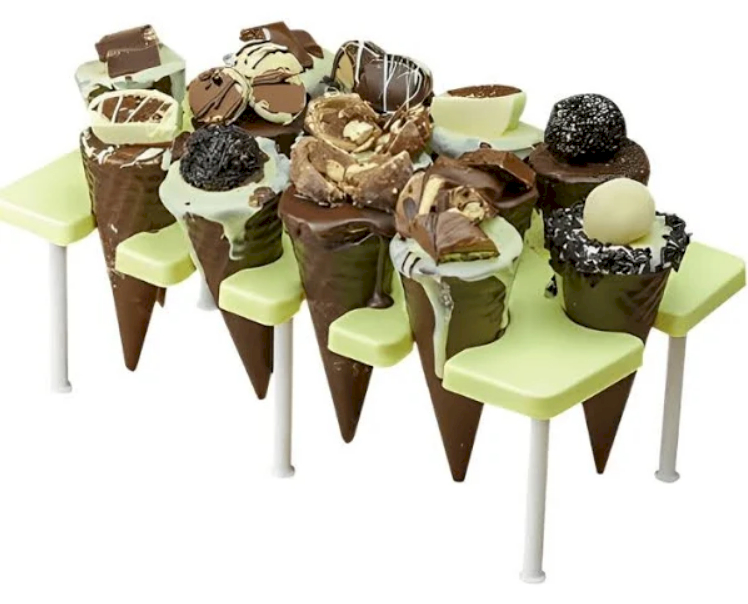 4393 - SUPORTE COM PEGA CONE - BLUESTAR