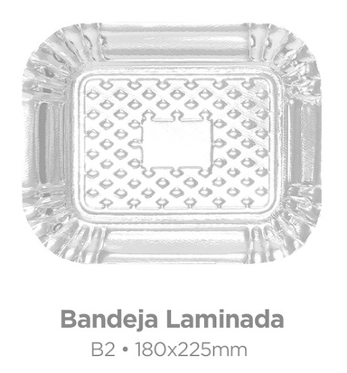 4423 - BANDEJA LAMINADA B2 180x225mm - PLAC