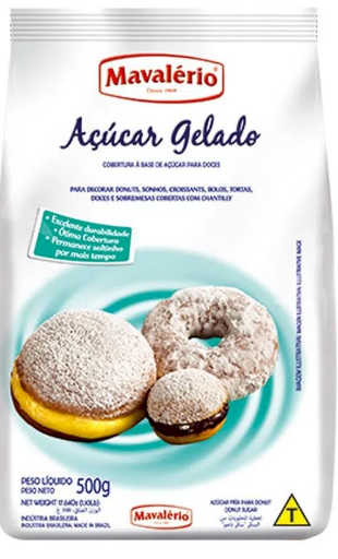 783 - AÇÚCAR GELADO 500g - MAVALERIO