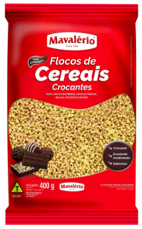 4354 - FLOCOS DE CEREAIS CROCANTES 400g - MAVALERIO