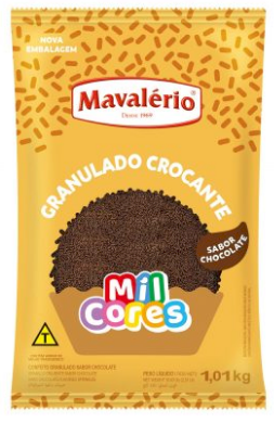 3123 - GRANULADO CROCANTE CHOCOLATE MIL CORES 1,01kg - MAVALERIO