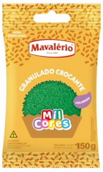 2403 - GRANULADO CROCANTE VERDE 150g - MAVALERIO
