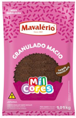 3122 - GRANULADO MACIO CHOCOLATE MIL CORES 1,01kg - MAVALERIO