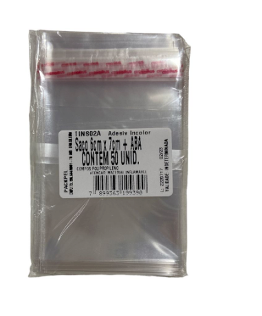 3609 - SACO ADESIVO 6x7+ABA C/50un - PC/CROMUS