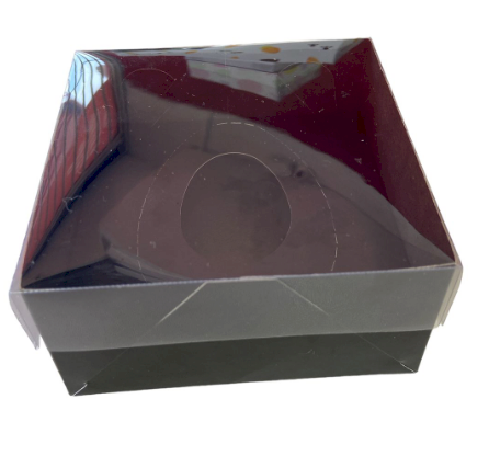 4457 - CAIXA MEIO OVO BASIC PRETO 50g/100g - PAPIERI