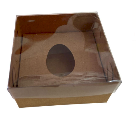 3270 - CAIXA MEIO OVO BASIC KRAFT 50g/100g - PAPIERI
