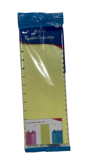 4388 - ESPATULA DECORATIVA 20 AMARELA - BLUESTAR