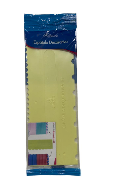 4389 - ESPATULA DECORATIVA 23 AMARELA - BLUESTAR