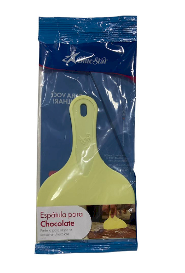 4391 - ESPATULA PARA CHOCOLATE AMARELA - BLUESTAR