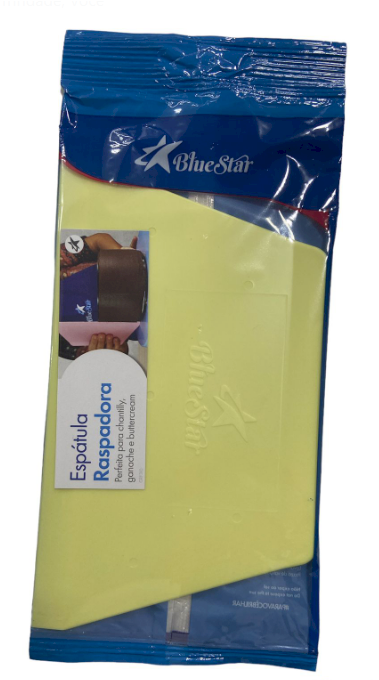2760 - ESPATULA RASPADORA 1 AMARELA - BLUESTAR