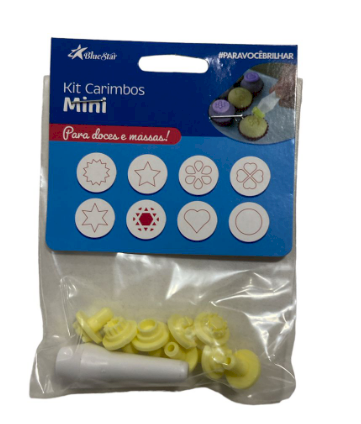 2756 - KIT CARIMBOS MINI AMARELO - BLUESTAR
