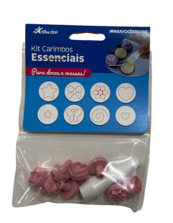 2757 - KIT CARIMBOS ESSENCIAIS ROSA BEBE - BLUESTAR