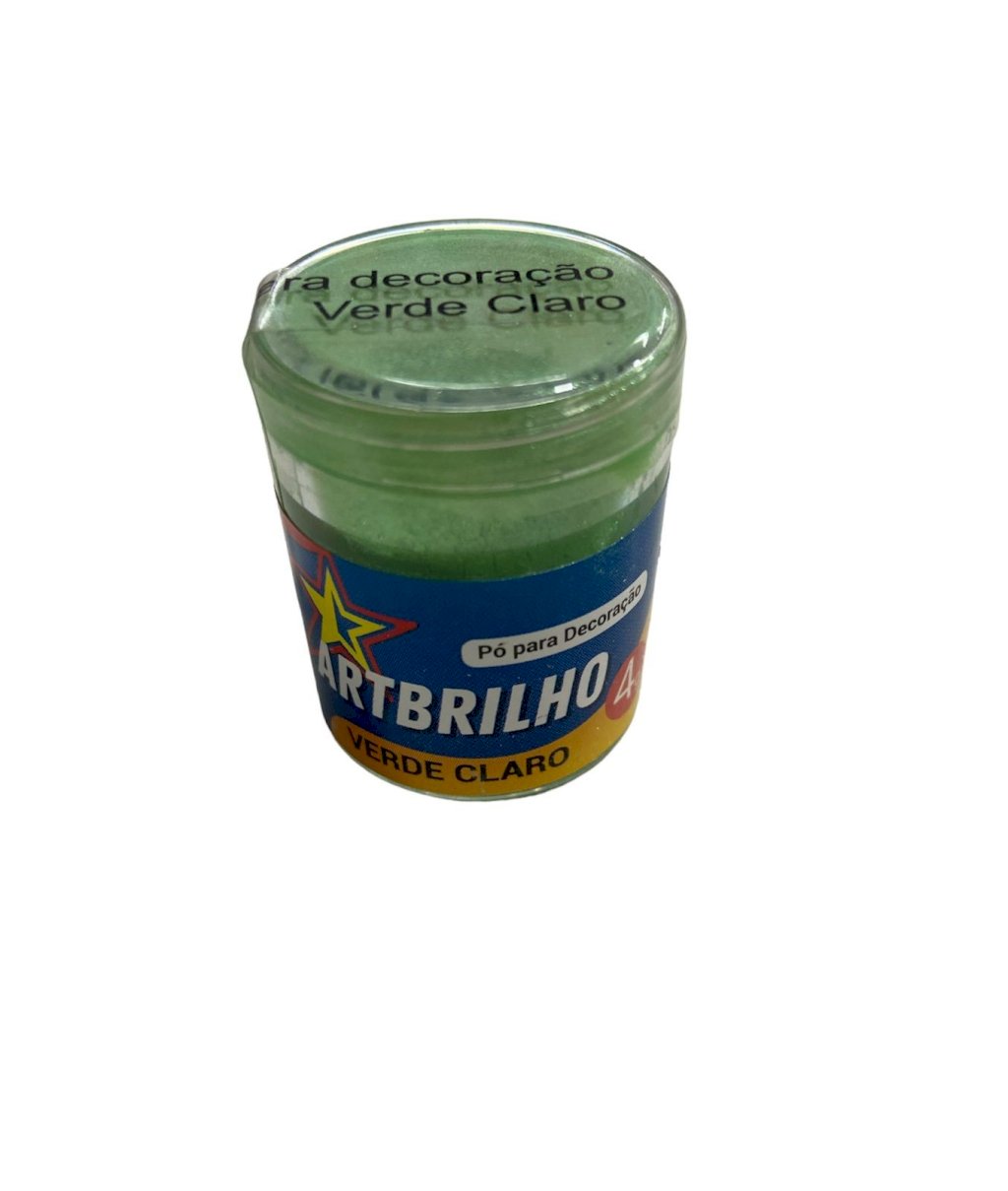4505 - PÓ P/ DECORAÇÃO VERDE CLARO 4g - ARTBRILHO