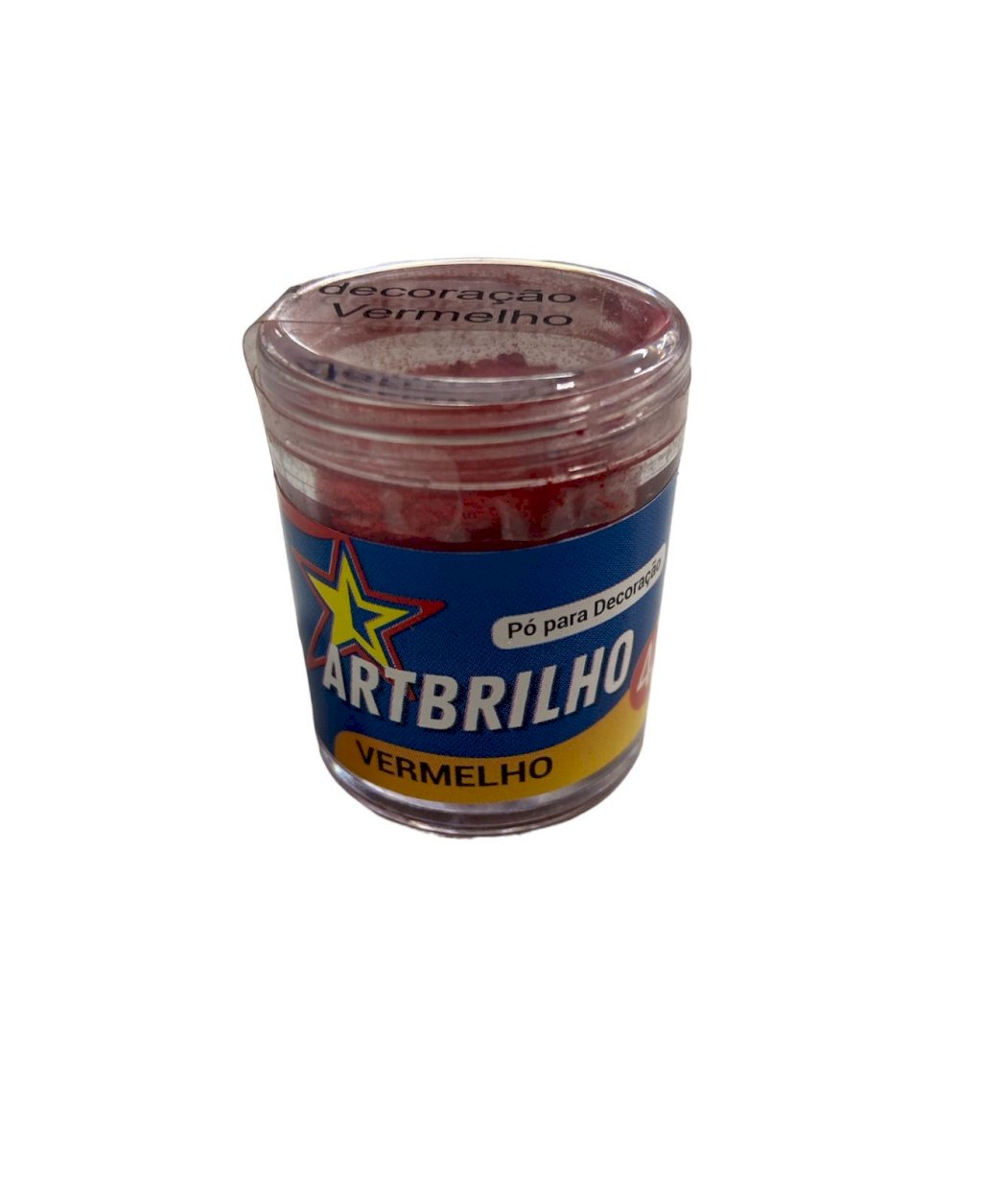 4506 - PÓ P/ DECORAÇÃO VERMELHO 4g - ARTBRILHO