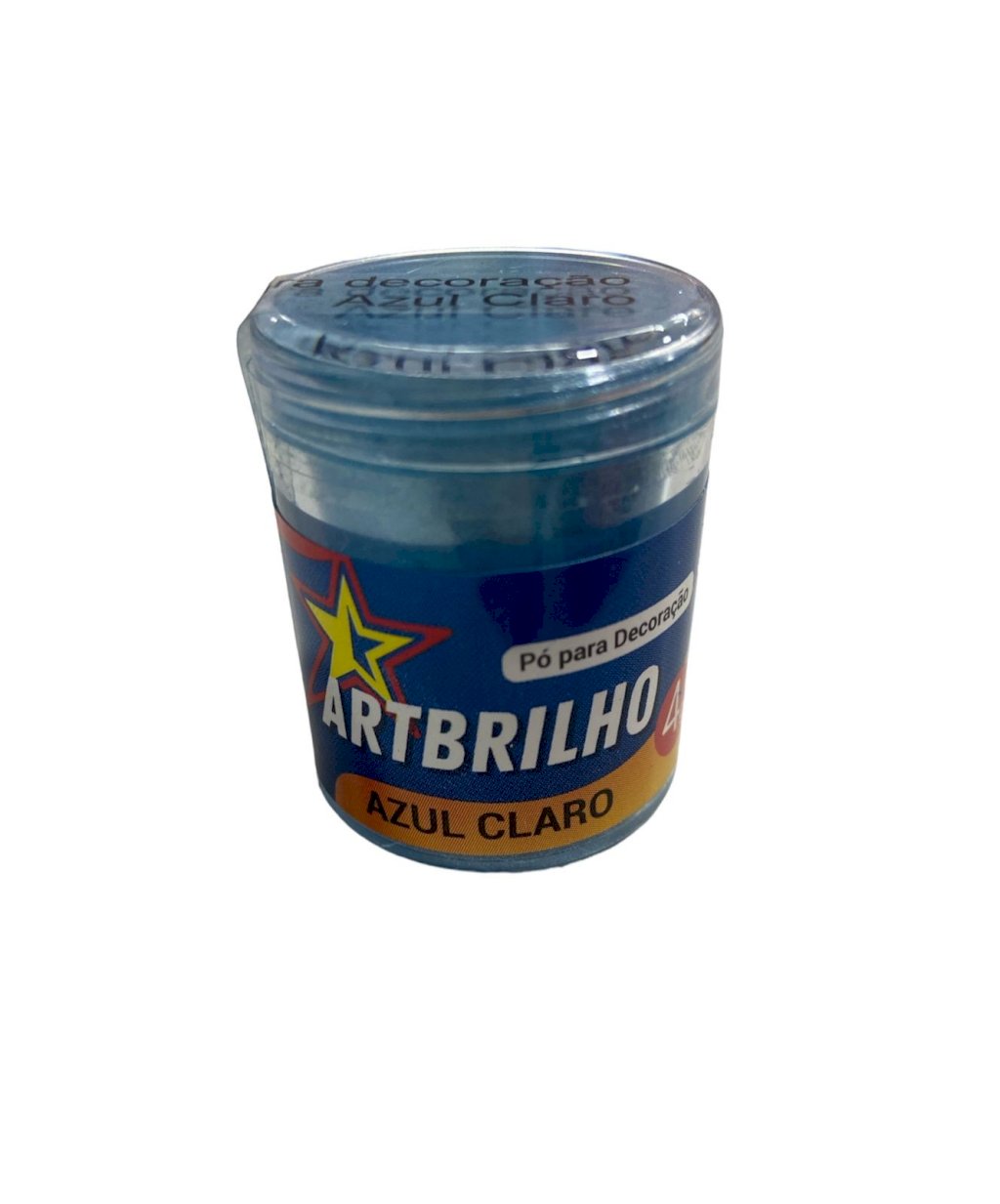 4500 - PÓ P/ DECORAÇÃO AZUL CLARO 4g - ARTBRILHO