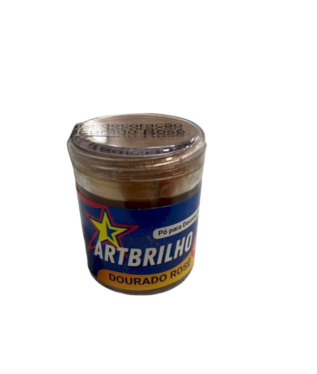 4502 - PÓ P/ DECORAÇÃO DOURADO ROSE 4g - ARTBRILHO