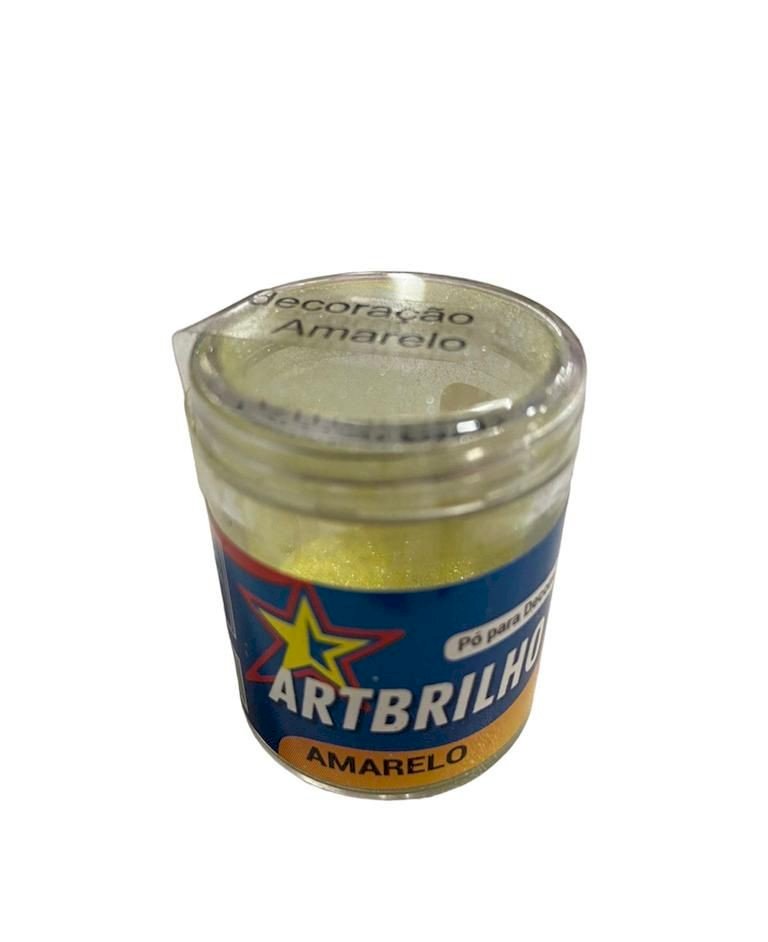 4503 - PO P/ DECORAÇÃO AMARELO 4g - ARTBRILHO